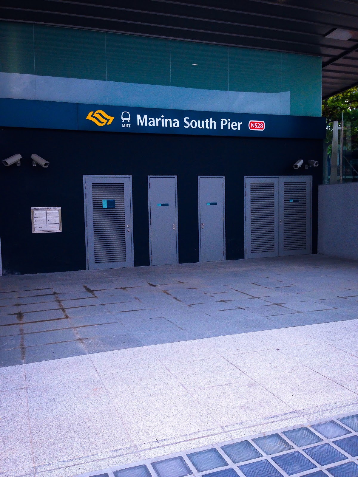 Reached NS28 Marina South Pier!